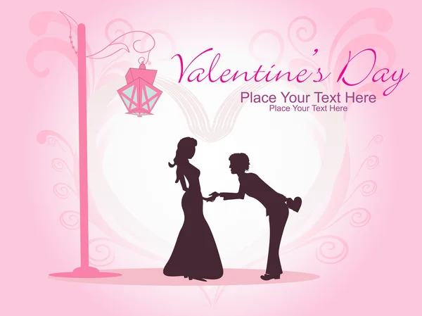 Ilustración vectorial para el día de San Valentín — Vector de stock