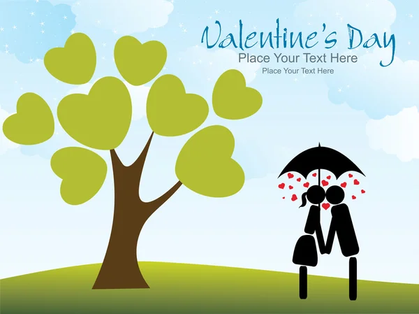 Ilustración vectorial para el día de San Valentín — Vector de stock