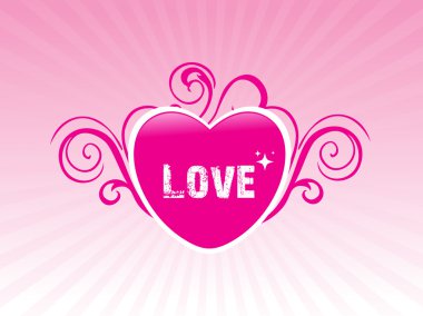 Abstract valentine heart clipart