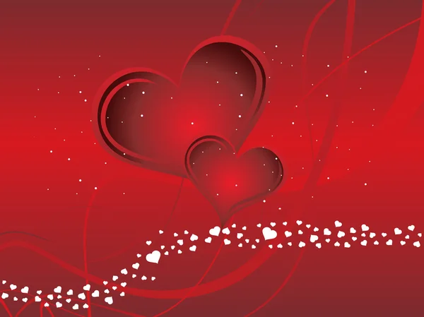 Corazón abstracto de San Valentín — Vector de stock