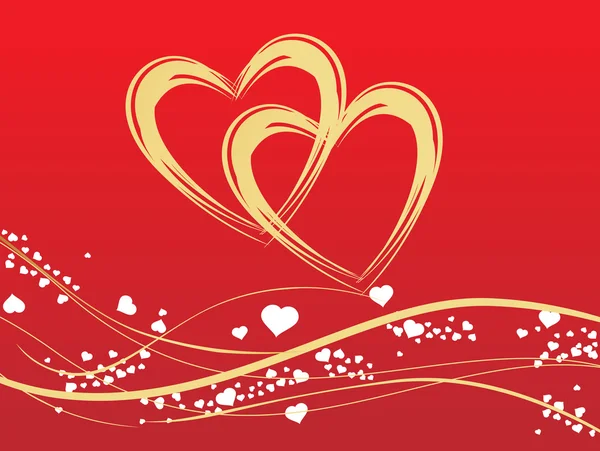 Résumé Coeur de Saint Valentin — Image vectorielle
