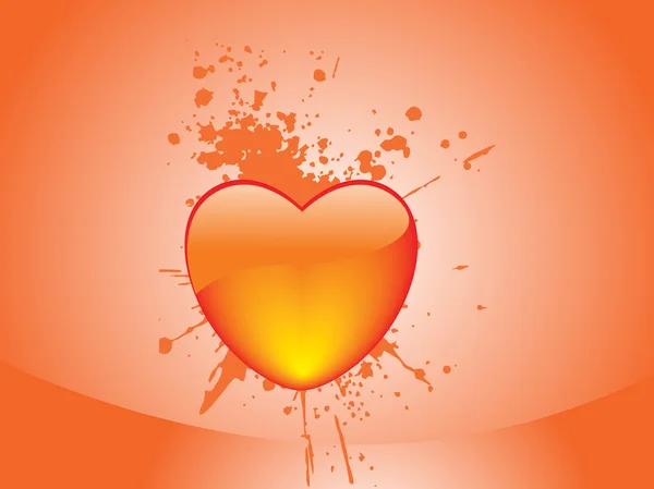 Абстрактное сердце Валентины — стоковый вектор