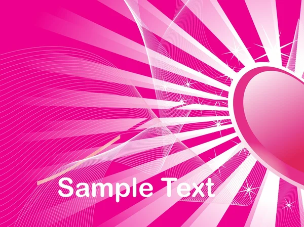 Fond d'amour rose — Image vectorielle