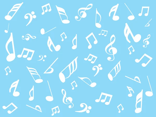 Анотація музичного аркуша з нотами — стоковий вектор
