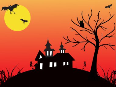 Abstract halloween background clipart