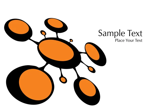 Liaison moléculaire isolée — Image vectorielle