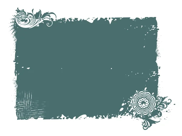 Illustrazione cornice Seagreen — Vettoriale Stock