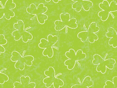 Green background with clover clipart