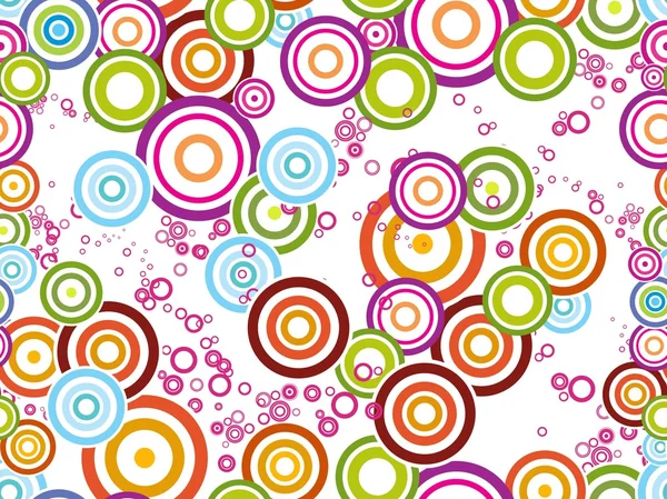 Arrière-plan avec cercle coloré — Image vectorielle