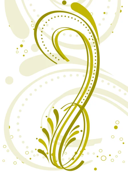 Tatouage floral motif artistique — Image vectorielle