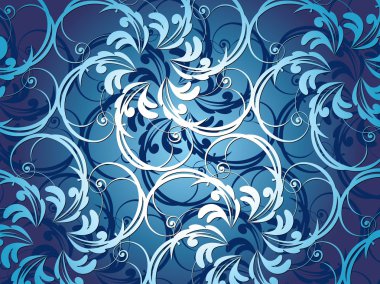 Abstract design with reflect pattern clipart