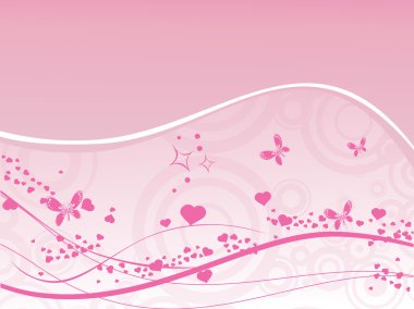 Beautiful romantic illustration clipart