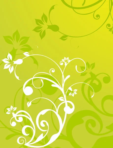 Wallpaper of floral themes — Stock Vector