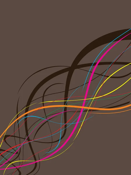 Ilustrace barevné pruhy — Stockový vektor