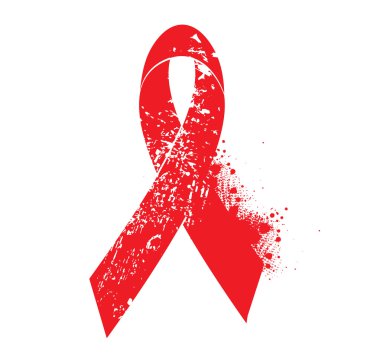 Aids awareness symbol clipart