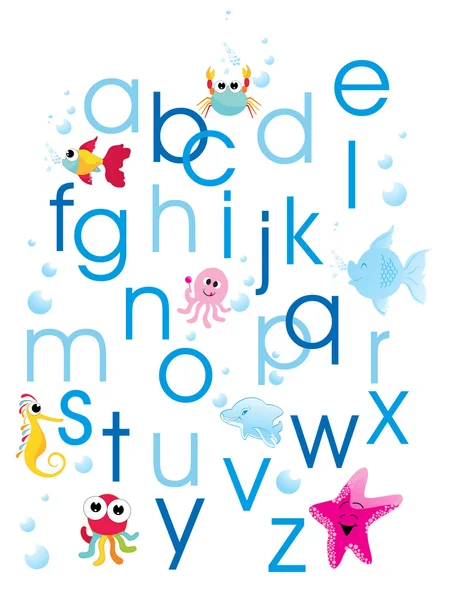 Abstract alphabet background — Stock Vector
