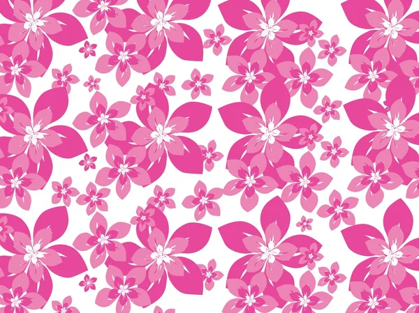 Fond avec fleur rose — Image vectorielle