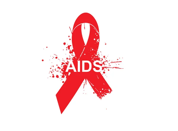 Aids awareness background — Stock Vector