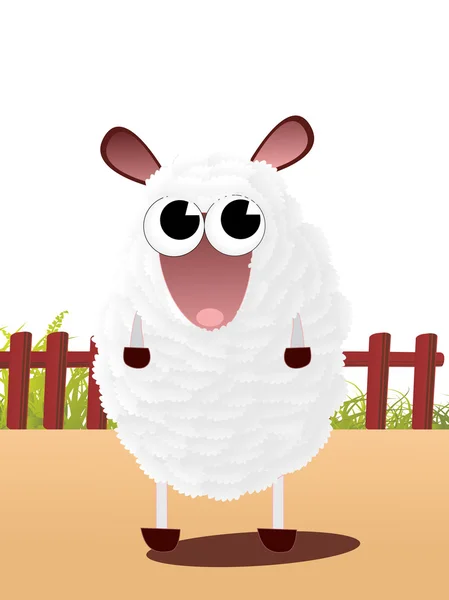 Owce wektorowych ilustracji — Wektor stockowy