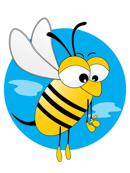 Včela ilustrace — Stockový vektor