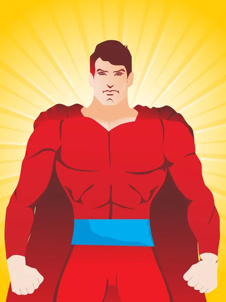 Ilustracja wektorowa superbohatera — Wektor stockowy