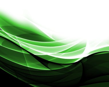 Abstract wave composition clipart