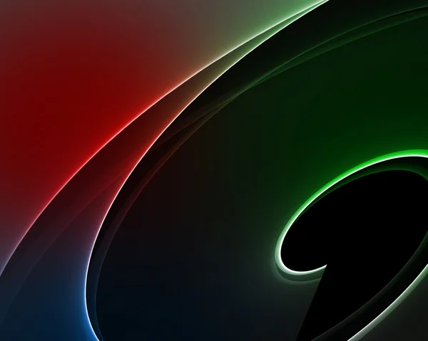 Abstract wave, blue, green, red — Stock Photo, Image