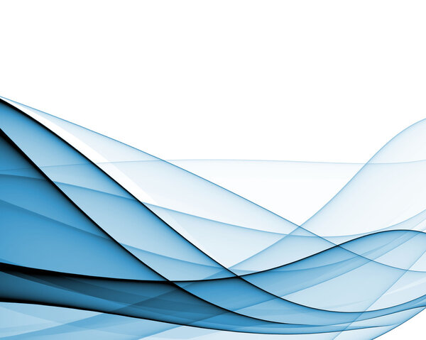 Abstract wave composition