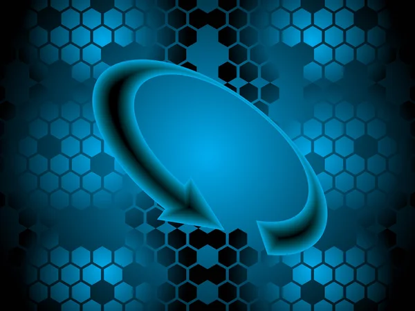 Résumé fond de flèche bleue — Image vectorielle