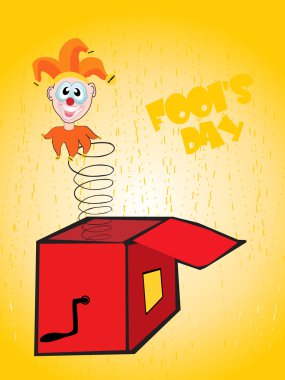 Fools day celebration clipart