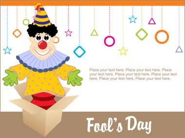 Vector for fools day clipart