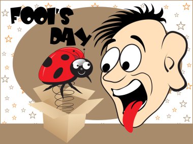 Illustration for fools day clipart