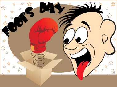 Vector illustration for fools day clipart