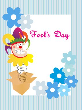 Vector illustration for fools day clipart