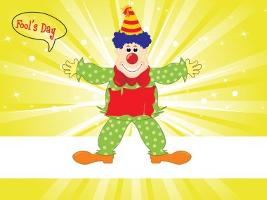 karikatür palyaço, illüstrasyon