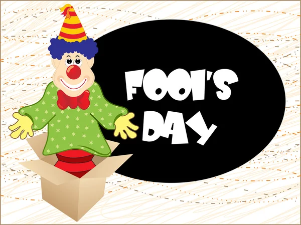 Artistic fools day background — Stock Vector