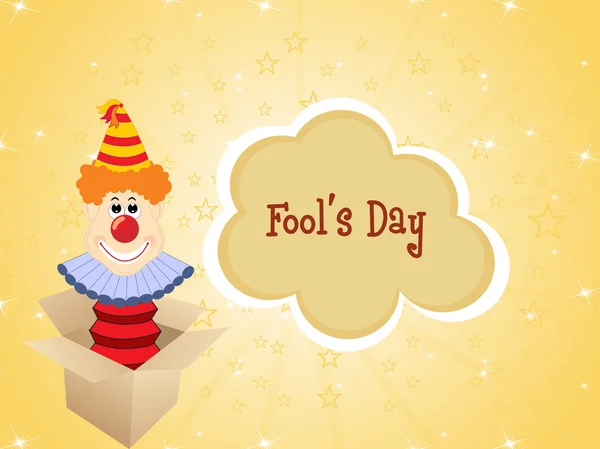 Illustration for fools day — Stock Vector
