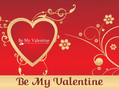 Be My Velentine, vector illustration clipart