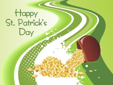 Background for patrick day clipart