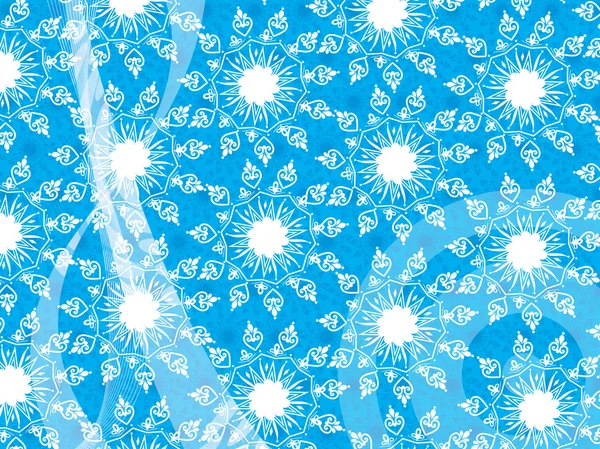 美しい結晶の雪片 — ストックベクタ