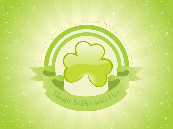 Banner for patrick day — Stock Vector