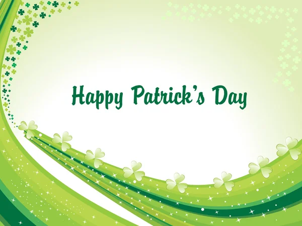 Beautiful wallpaper for patrick day — Stock Vector
