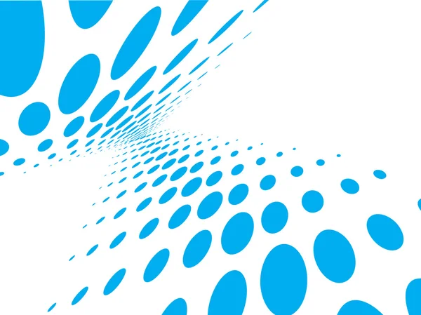 Demi-ton bleu isolé sur blanc — Image vectorielle