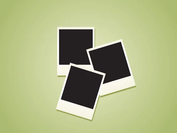 Fotos polaroid en blanco Ilustración — Vector de stock