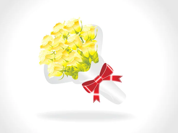 Bouque de flores lindas — Vetor de Stock