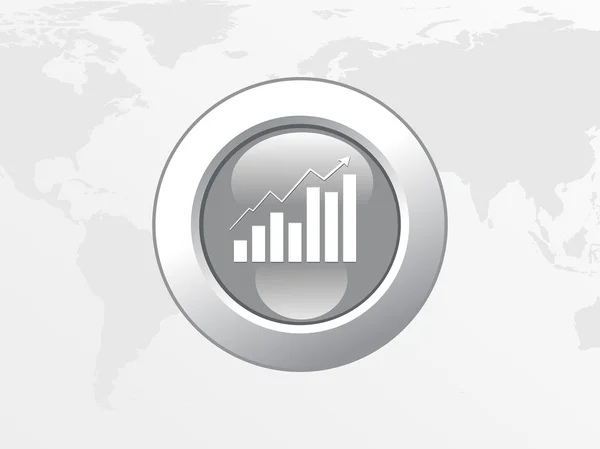 Üzleti grafikon nyíllal — Stock Vector