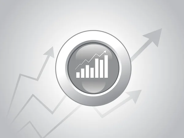 Gráfico de negócios em segundo plano — Vetor de Stock
