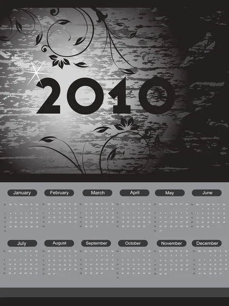 Textur bakgrund kalender — Stock vektor
