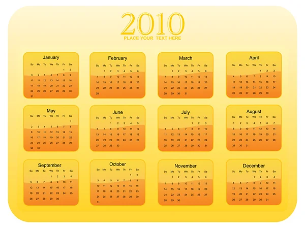 Wektor wzór stylowe kalendarz — Wektor stockowy