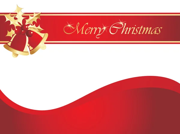 Carte de Noël avec motif simple — Image vectorielle